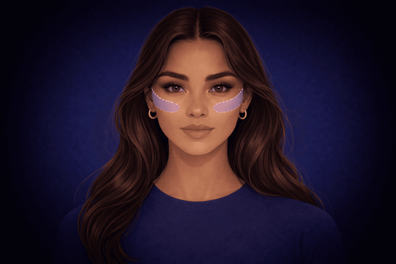 High cheekbones example