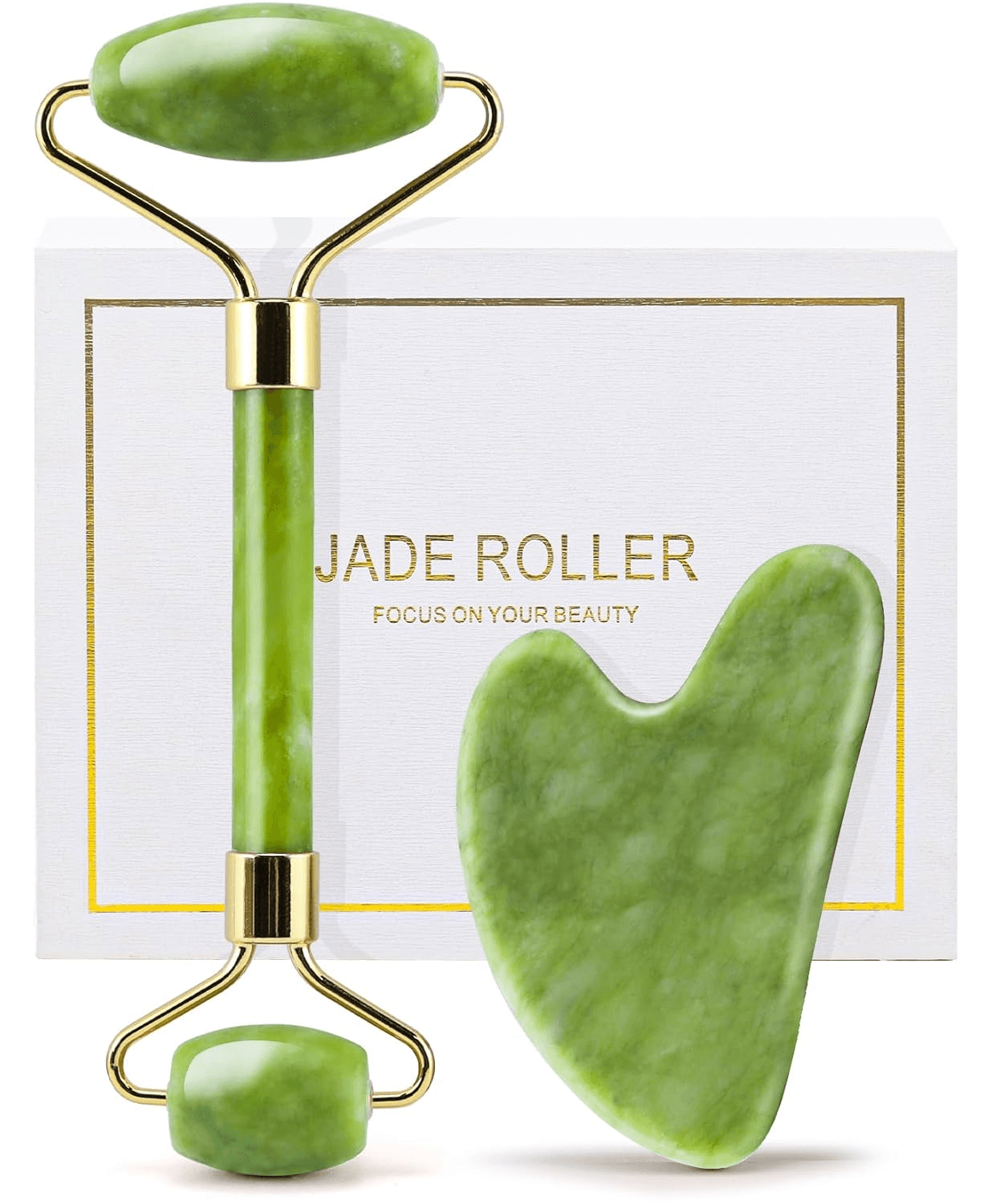 Huefull Jade Roller & Gua Sha Set