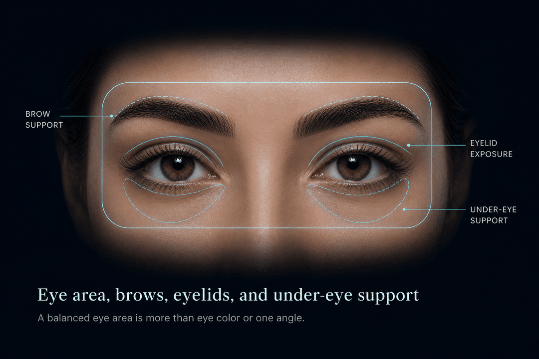 Eye-area focus report preview