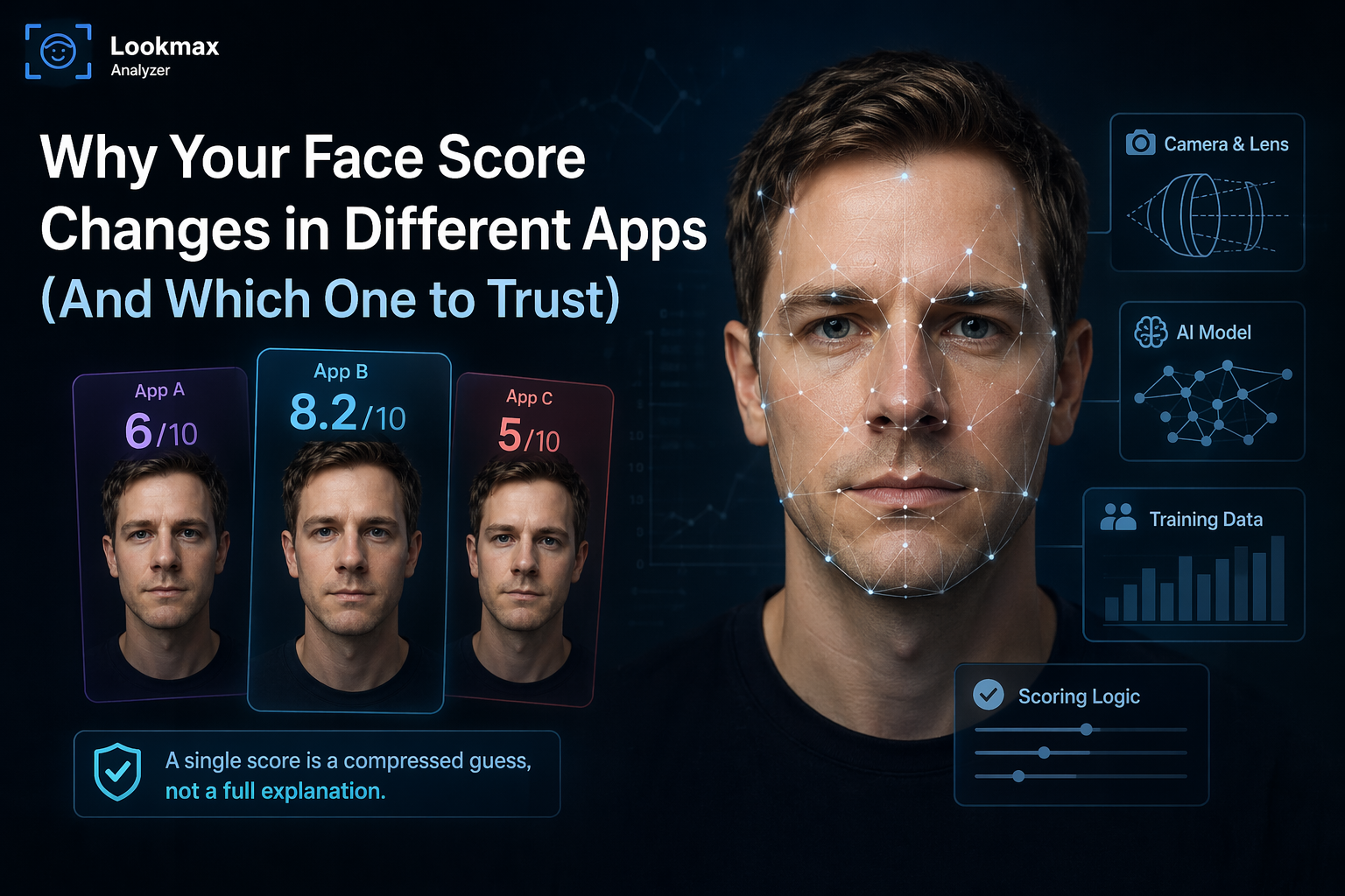 Why Your Face Score Changes in Different Apps (And Which One to Trust)